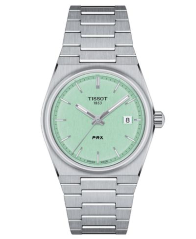 Tissot Unisex Swiss PRX Stainless Steel Bracelet Watch 35mm
