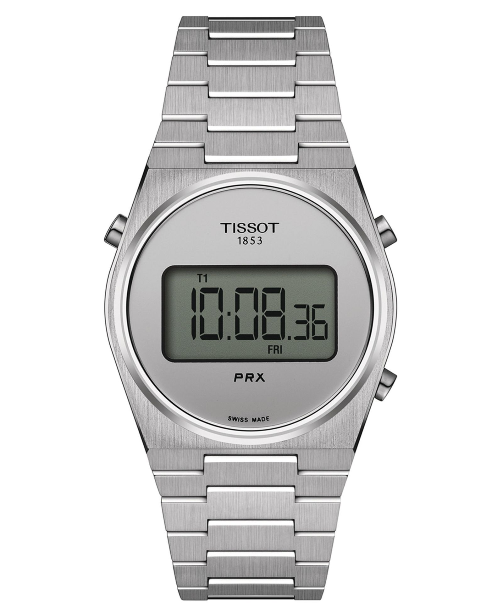 Унисекс часы Tissot Digital PRX Stainless Steel Bracelet 35mm