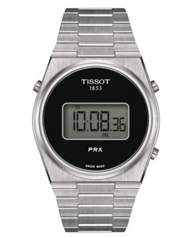 Tissot Men's Digital PRX Stainless Steel Bracelet Watch 40mm