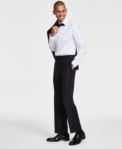 Michael Kors Мужские брюки смокинга Slim Fit Stretch