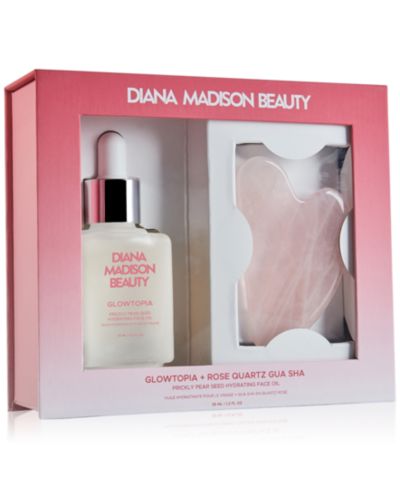 Набор Diana Madison Beauty: сыворотка для лица и скребок Gua Sha, 2 шт.