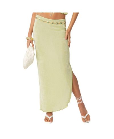 Edikted Women's Milan Slitted Maxi Skirt