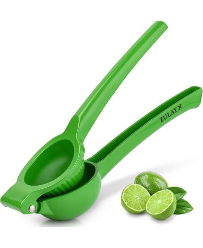 Zulay Kitchen Heavy Duty Metal Lime Squeezer Manual Citrus Juicer Press