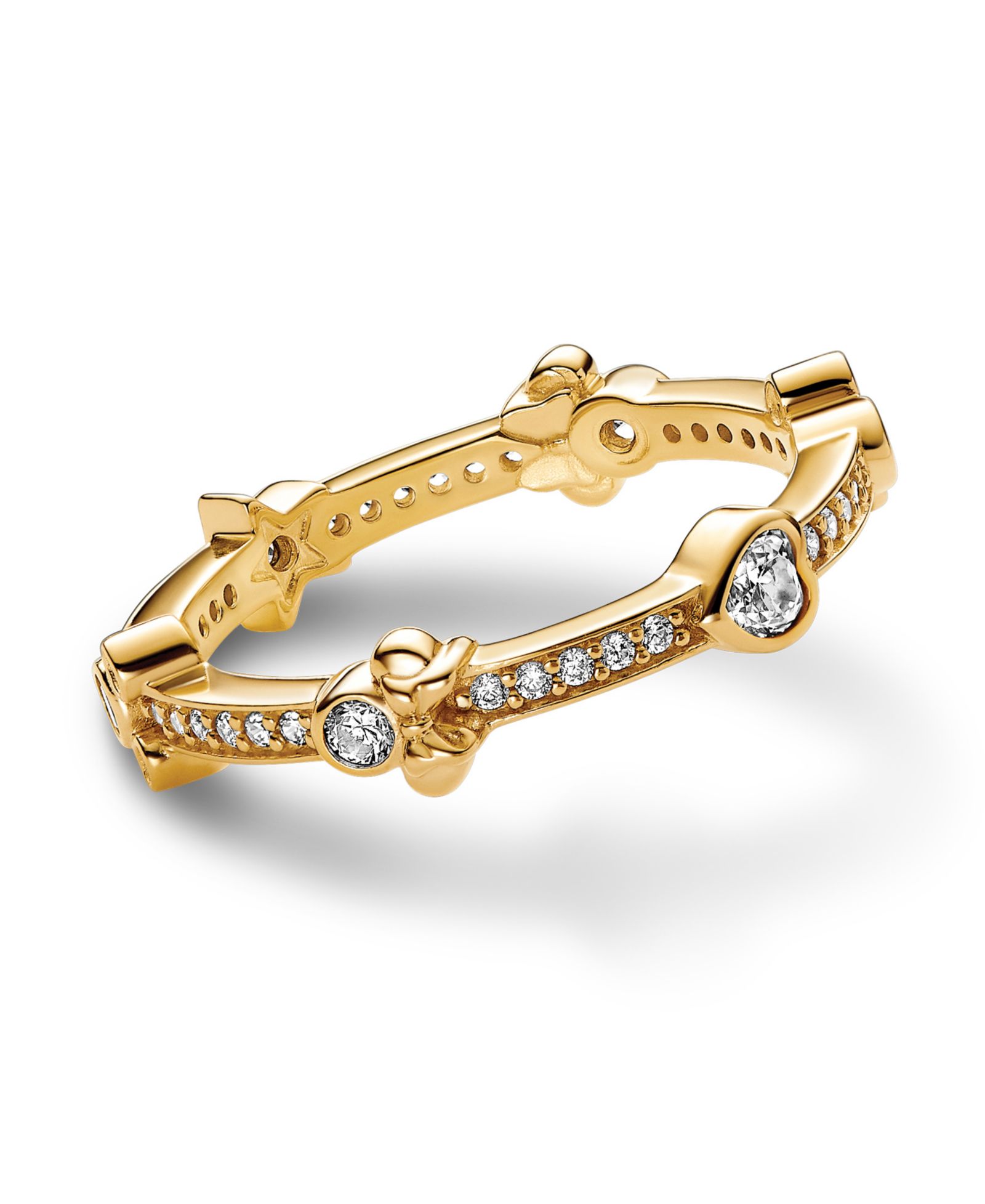 Кольцо Pandora Disney Cubic Zirconia Mickey Mouse Minnie Mouse