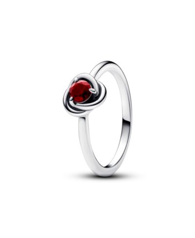 Pandora Sterling Silver Birthday Stone Circle Ring