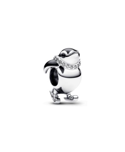 Pandora Подвеска Skiing Penguin из кубического циркония