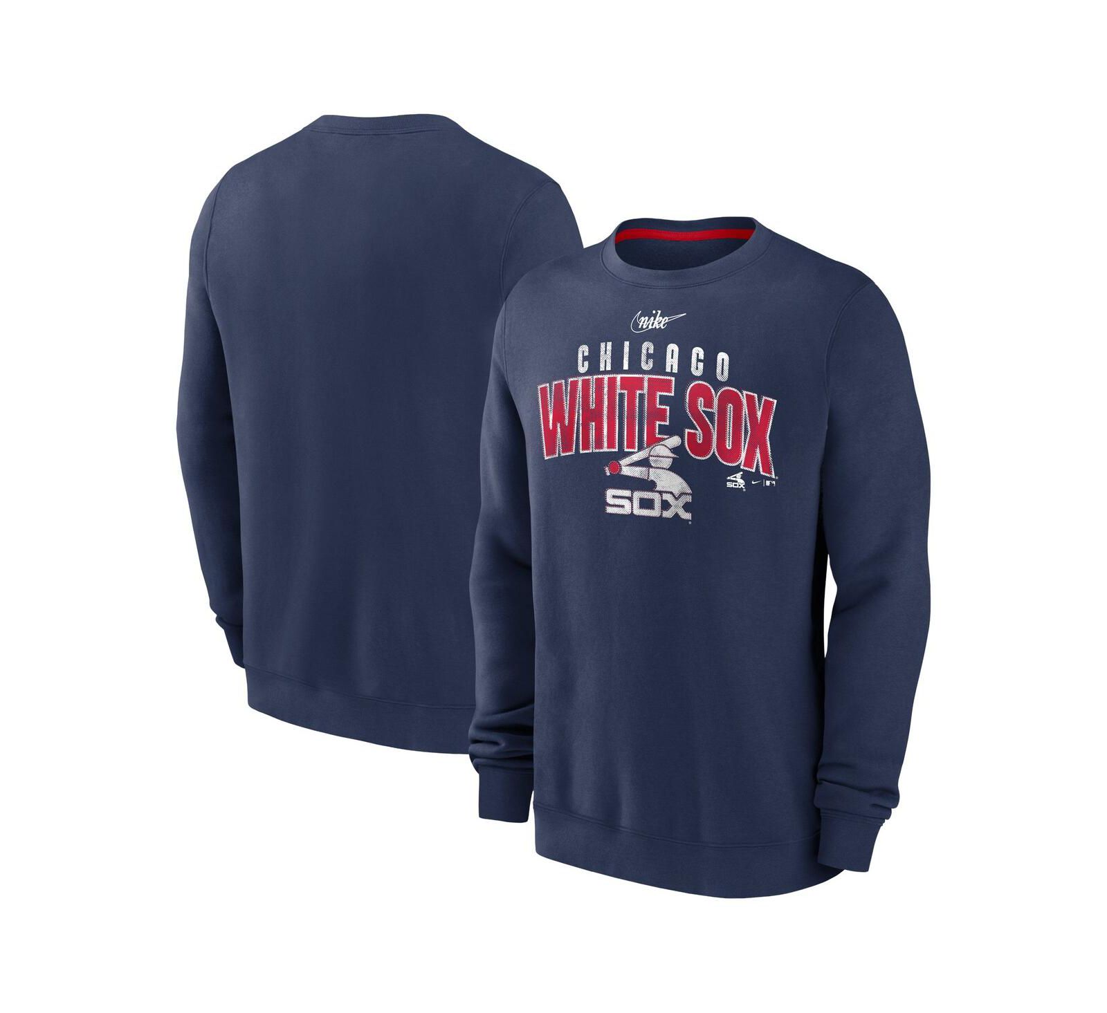 Men's Nike Navy Chicago White Sox Cooperstown Collection Team Shout Out Pullover Sweatshirt