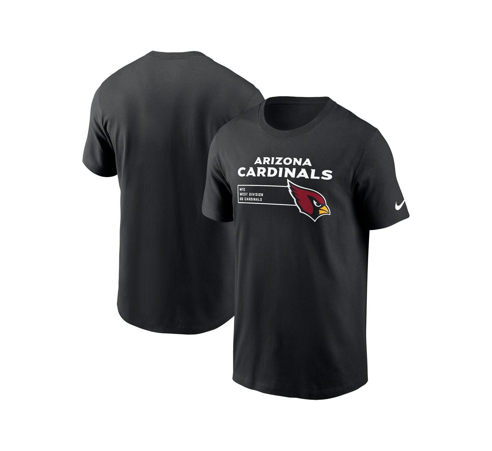 Мужская футболка Nike Black Arizona Cardinals Division Essential