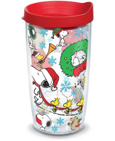 Термокружка Tervis Peanuts Christmas Collage Double Walled Insulated, 16oz, Classic