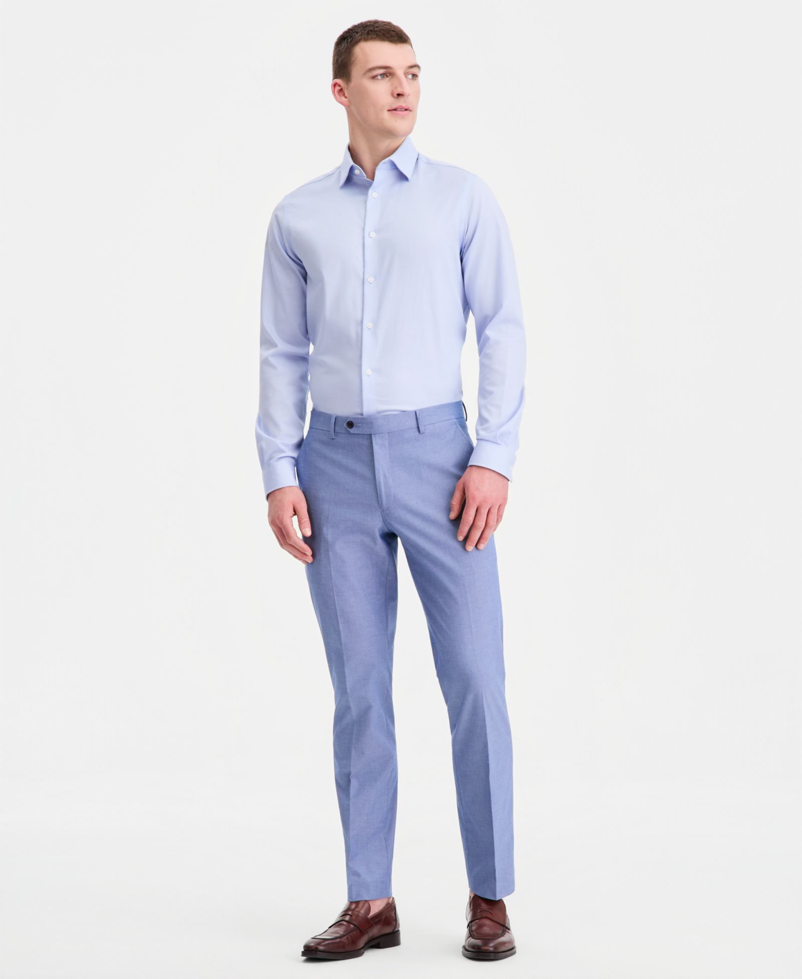 Брюки Tommy Hilfiger Men's Modern-Fit TH Flex Stretch Chambray Suit Separate