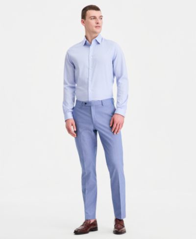 Брюки Tommy Hilfiger Men's Modern-Fit TH Flex Stretch Chambray Suit Separate