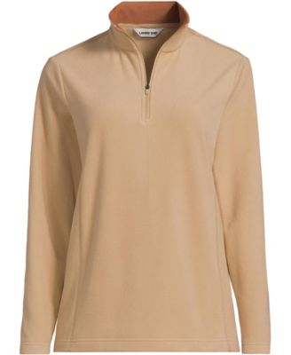 Lands' End Женский флисовый джемпер на молнии Anyweather