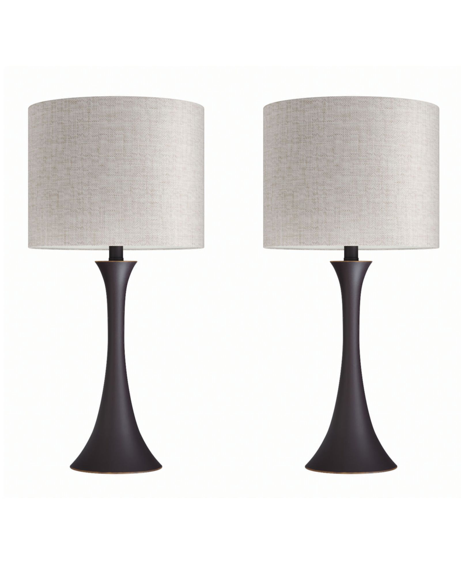 Lumisource Lenuxe 24.25" Metal Table Lamp - Set of 2
