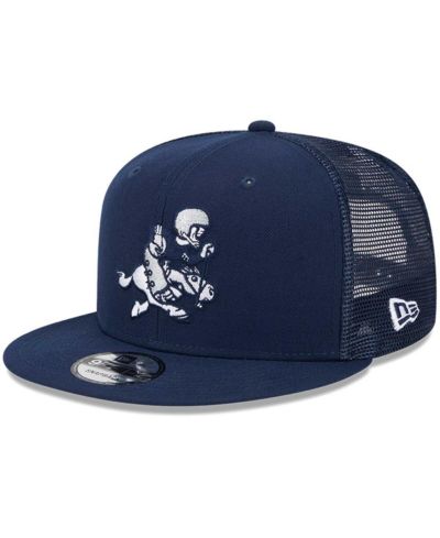 Мужская кепка New Era Navy Dallas Cowboys Retro Joe Main Trucker 9FIFTY Snapback