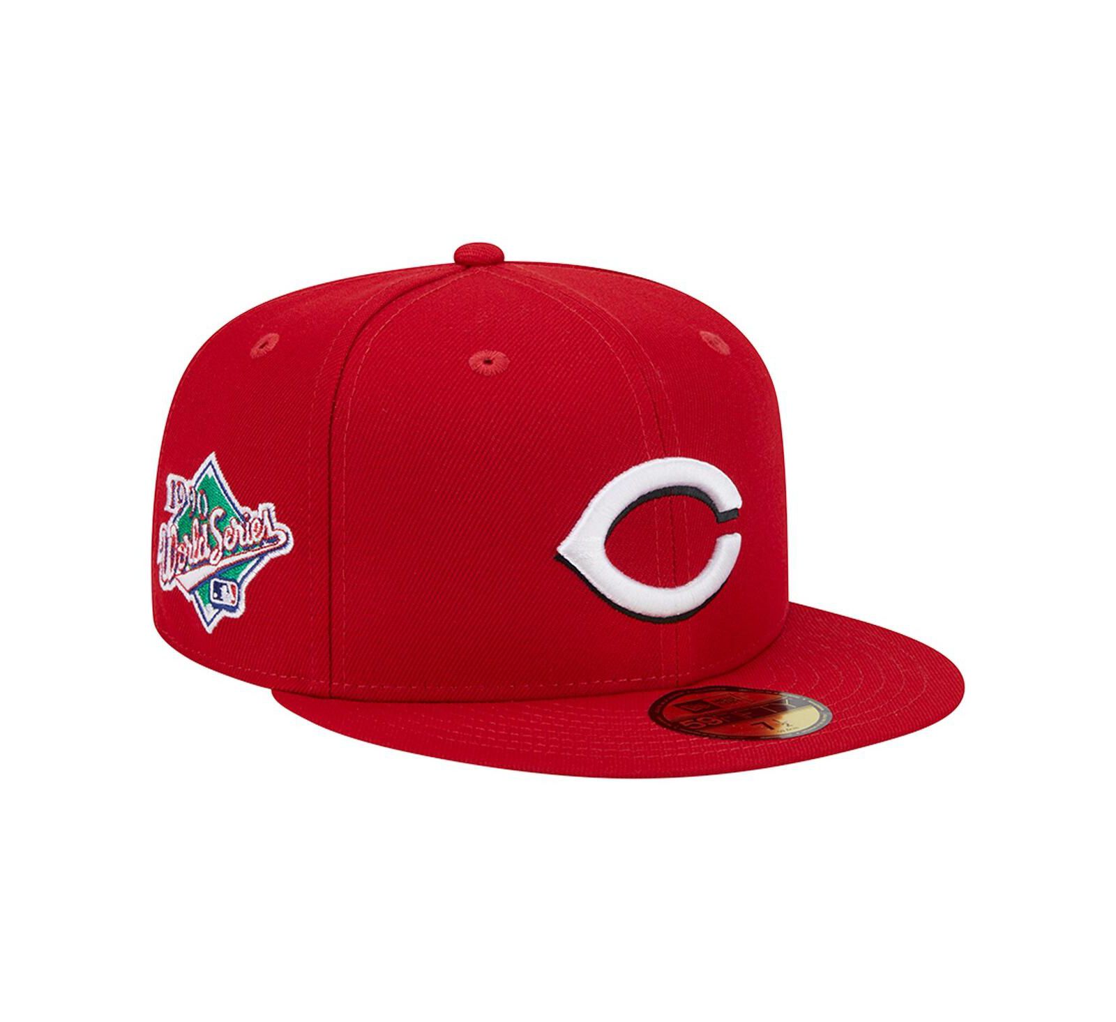 Men's New Era Red Cincinnati Reds 1990 World Series Team Color 59FIFTY Fitted Hat