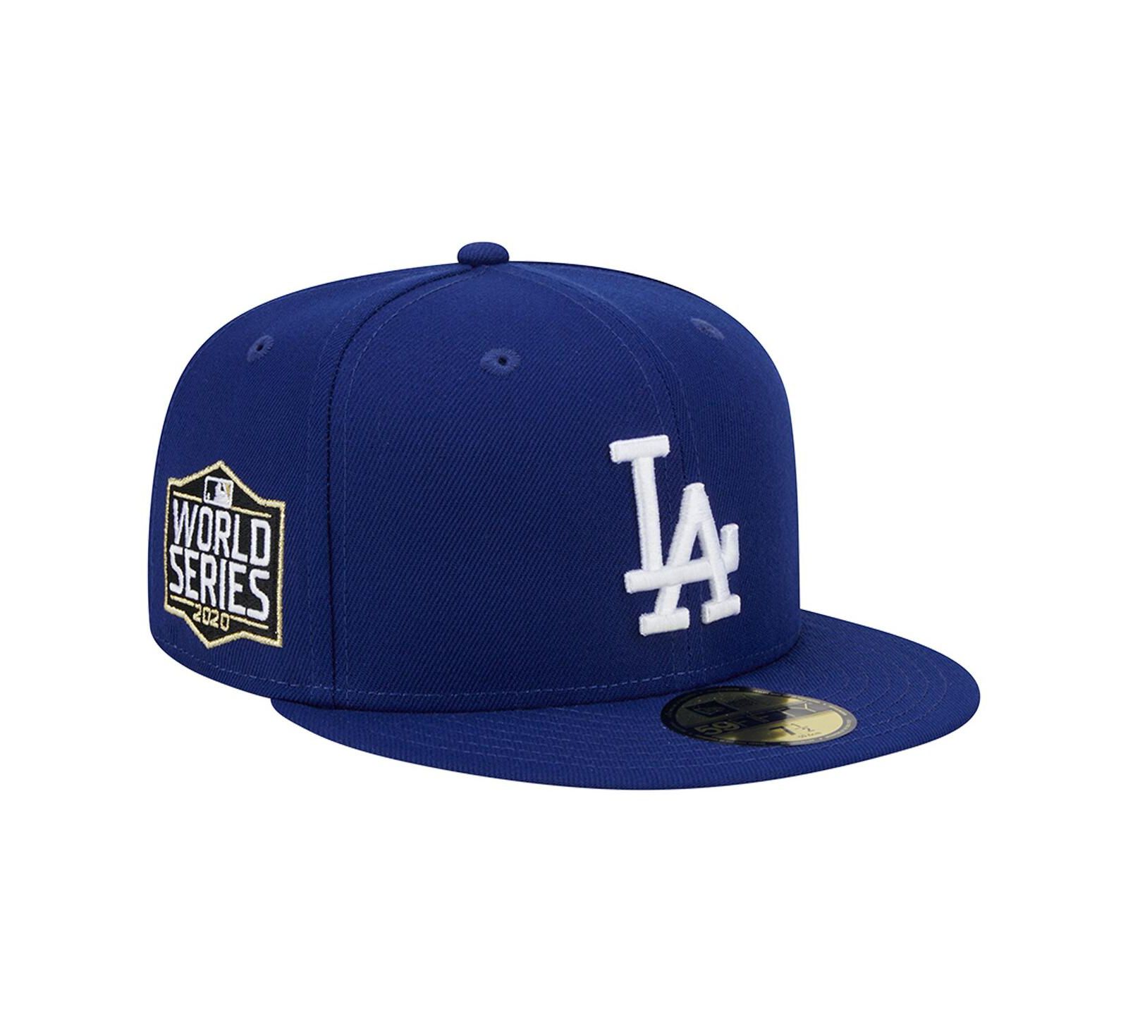 Мужская кепка New Era Royal Los Angeles Dodgers 2020 World Series Team Color 59FIFTY Fitted Hat