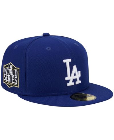Мужская кепка New Era Royal Los Angeles Dodgers 2020 World Series Team Color 59FIFTY Fitted Hat