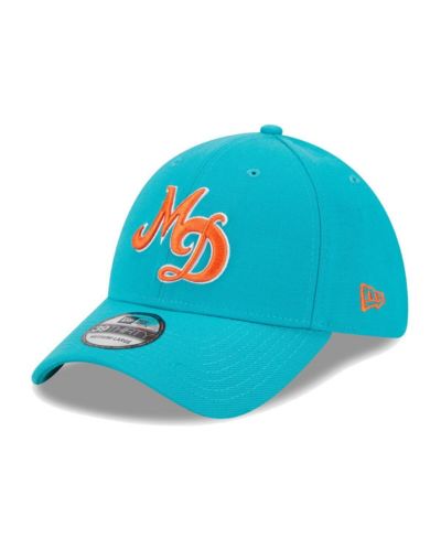 Мужская кепка New Era Aqua Miami Dolphins City Originals 39THIRTY Flex