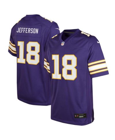 Детская футболка Nike Justin Jefferson Purple Minnesota Vikings Classic Player Game Jersey