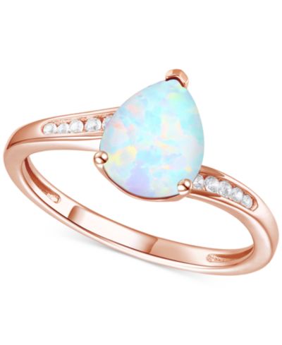 Кольцо Amethyst (1-1/3 ct. t.w.) & Lab-Grown White Sapphire (1/10 ct. t.w.) Pear Swirl в 14k Gold-Plated Sterling Silver