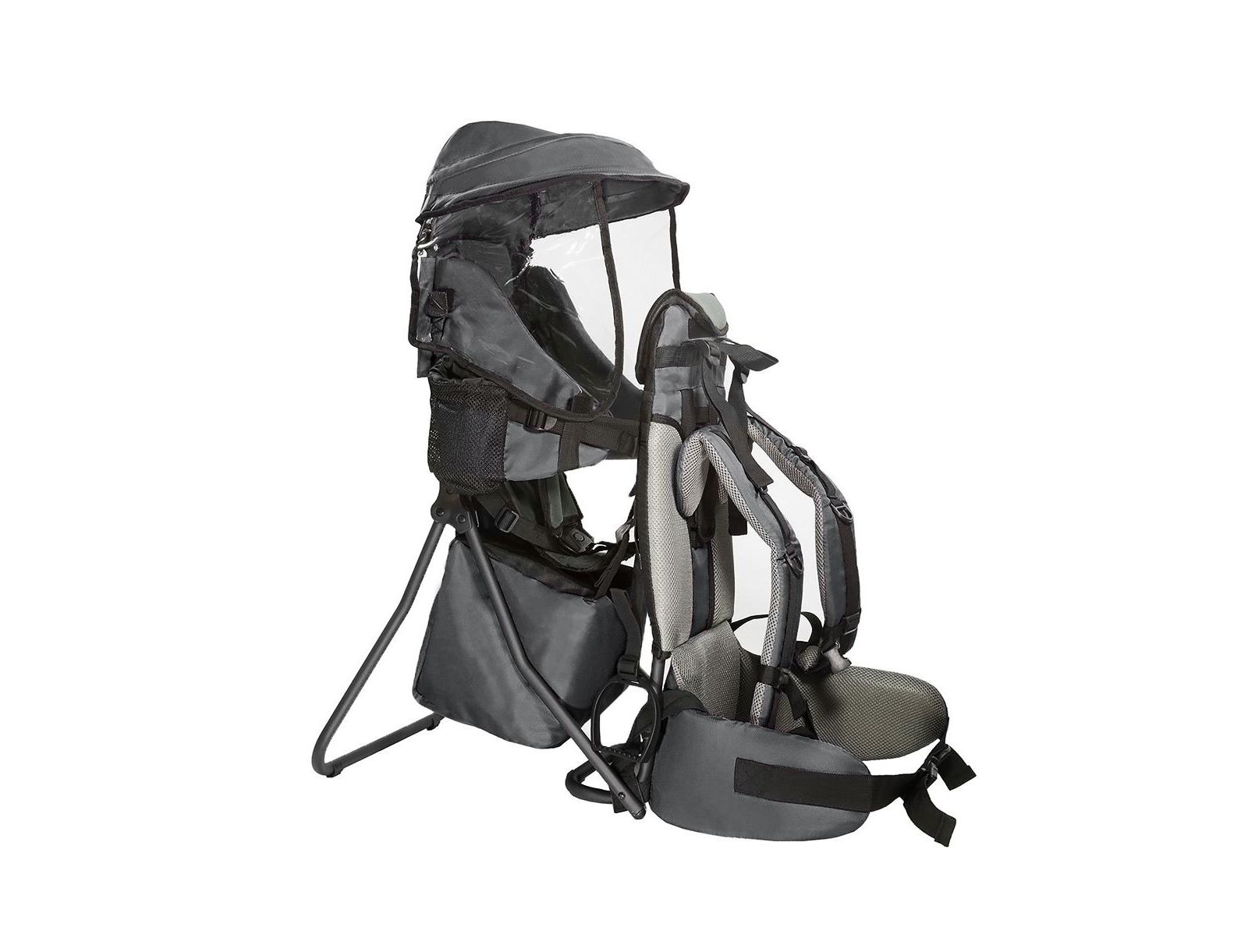 ClevrPlus CC Hiking Child Carrier Baby Backpack Camping for Toddler Kid, Grey