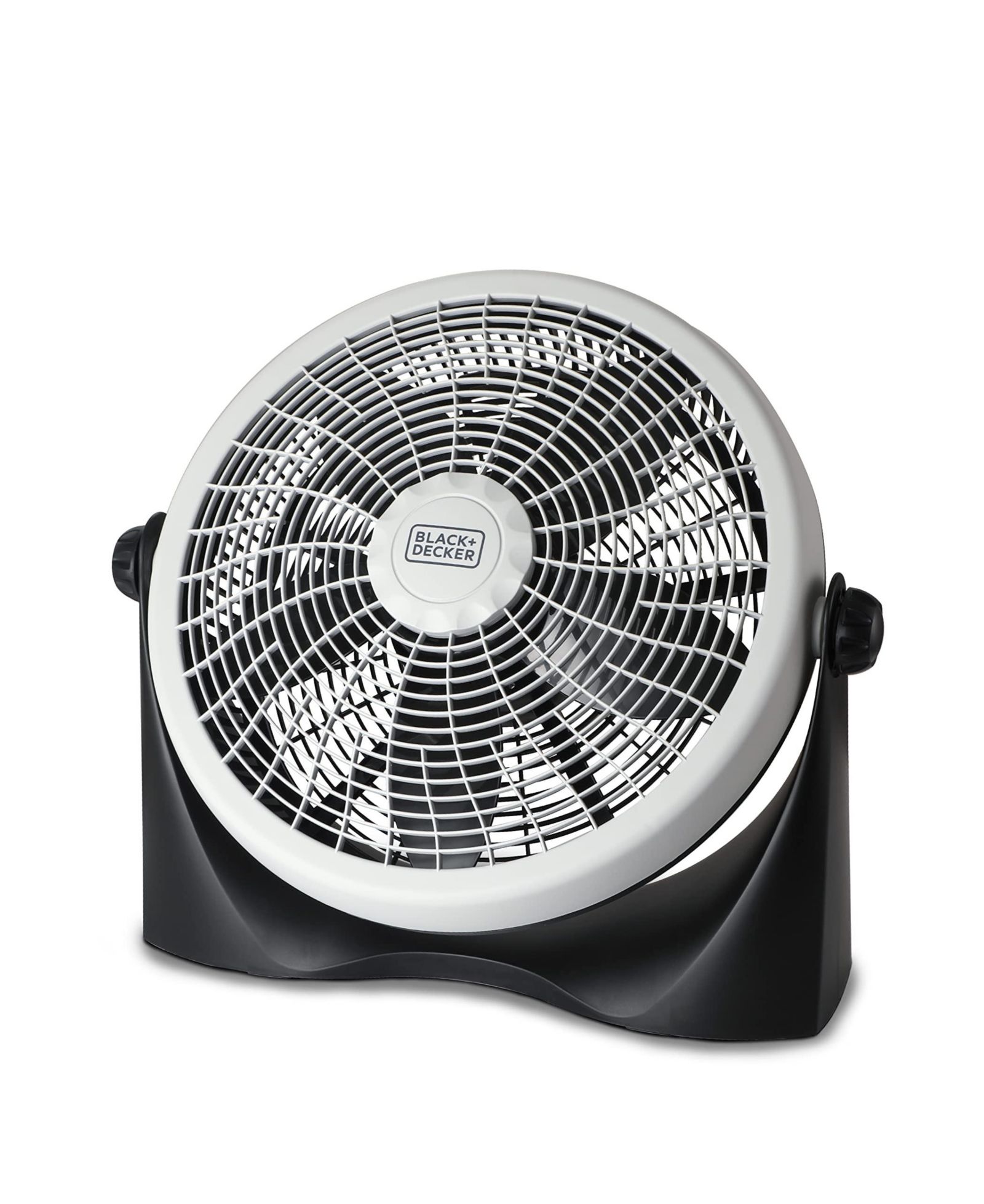 BLACK+DECKER Floor Fan with 3 Fan Settings, Gray