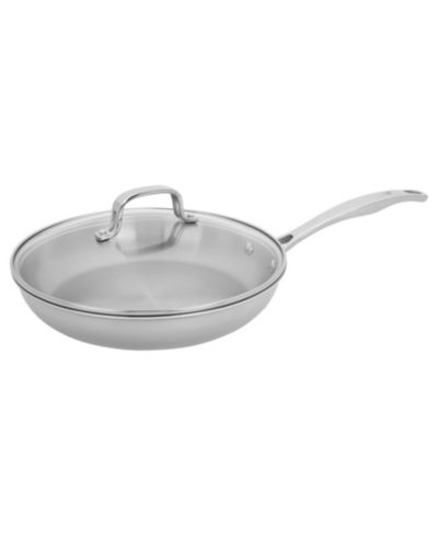 HENCKELS Clad H3 10" Stainless Steel Fry Pan with Lid