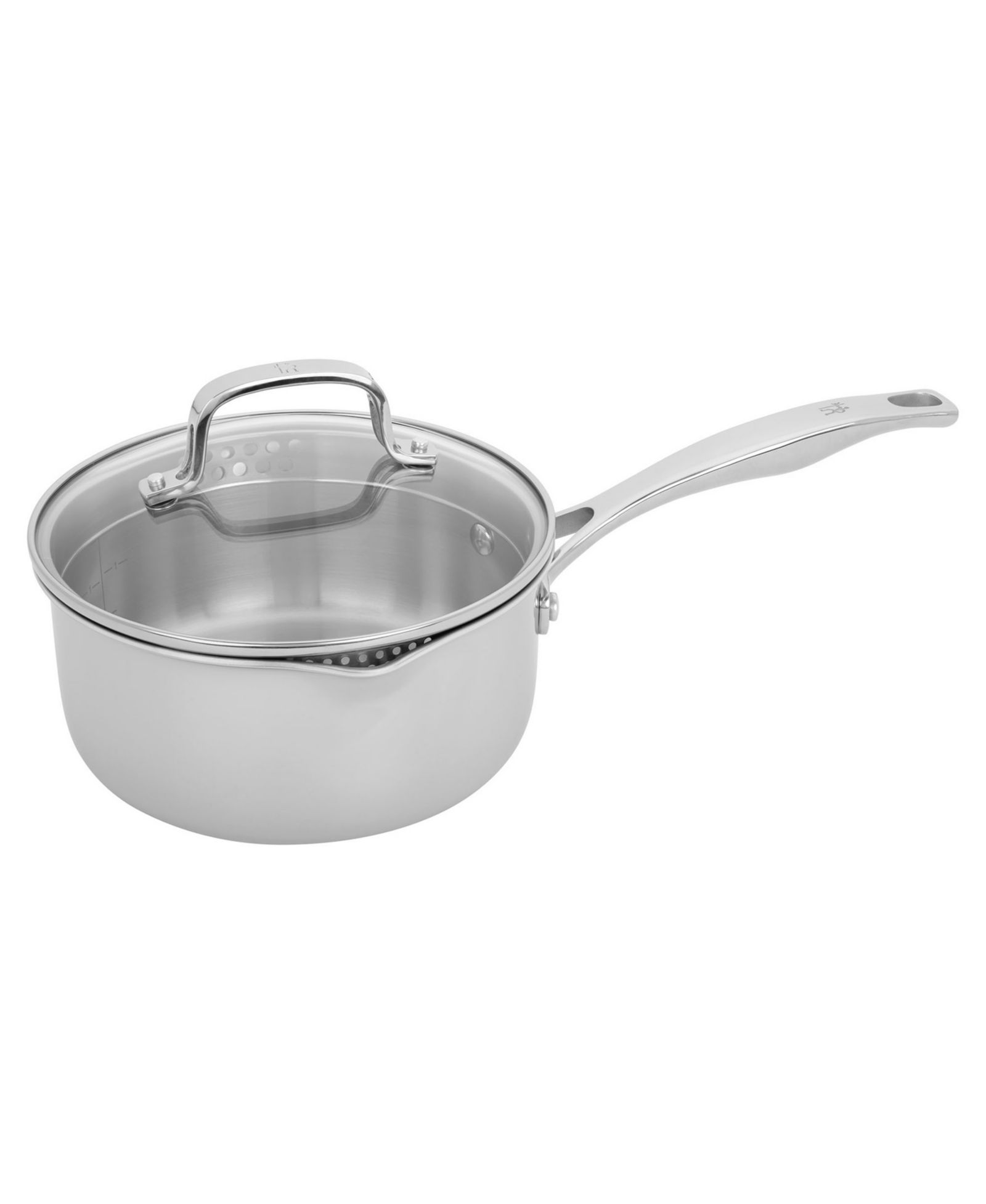 Henckels Clad H3 Stainless Steel 2-Qt Saucepan with Lid
