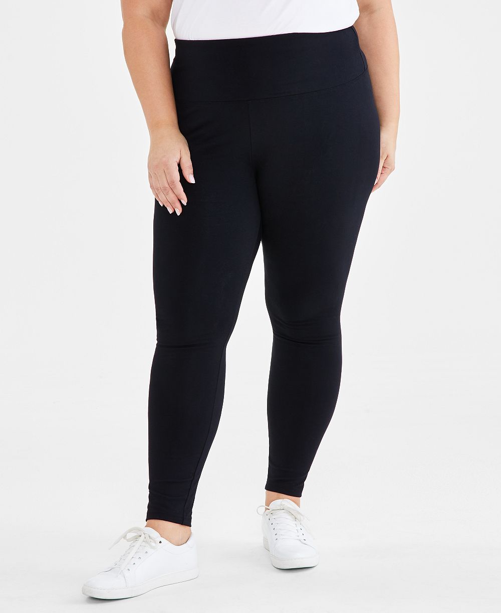 Style & Co Plus Size High-Rise Leggings, Macy's Exclusive