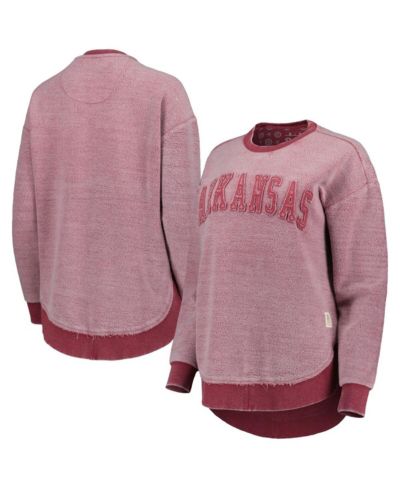 Женская толстовка Pressbox Cardinal Arkansas Razorbacks Ponchoville Pullover