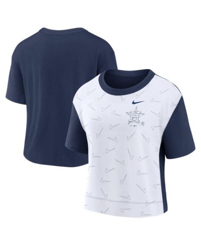 Женская футболка Nike Houston Astros Line Up High Hip, Navy White