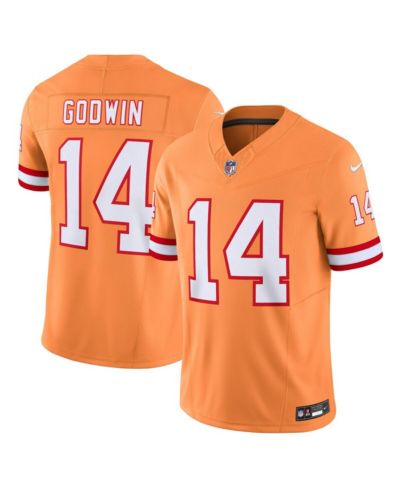 Nike Мужская оранжевая джерси Nike Chris Godwin Tampa Bay Buccaneers Throwback Vapor F.U.S.E. Limited