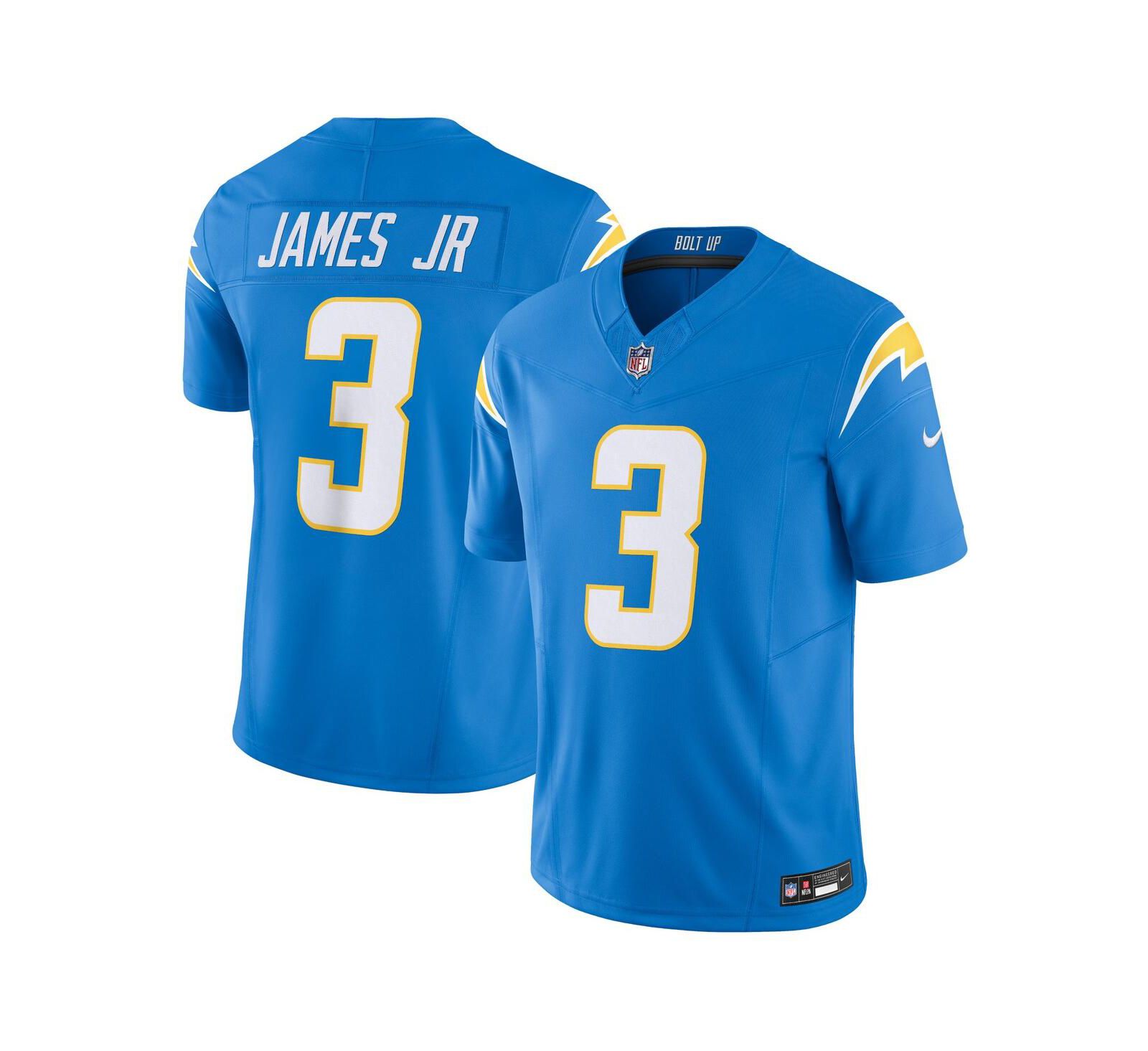 Мужская джерси Nike Derwin James Jr. Powder Blue Los Angeles Chargers Vapor F.U.S.E. Limited