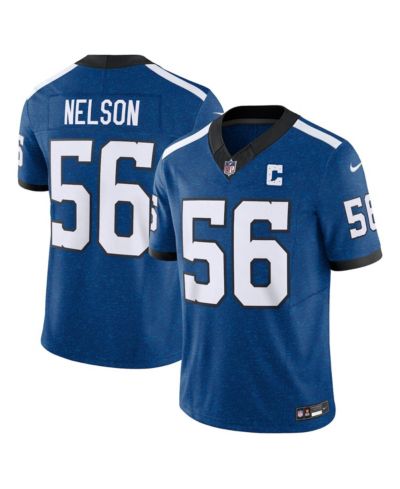 Men's Nike Quenton Nelson Royal Indianapolis Colts Indiana Nights Alternate Vapor F.U.S.E. Limited Jersey