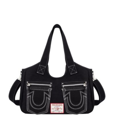 Сумка True Religion Horseshoe Stitch BLACK Satchel