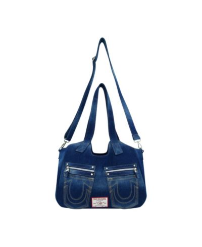Сумка-саквояж True Religion Horseshoe Stitch DARK DENIM