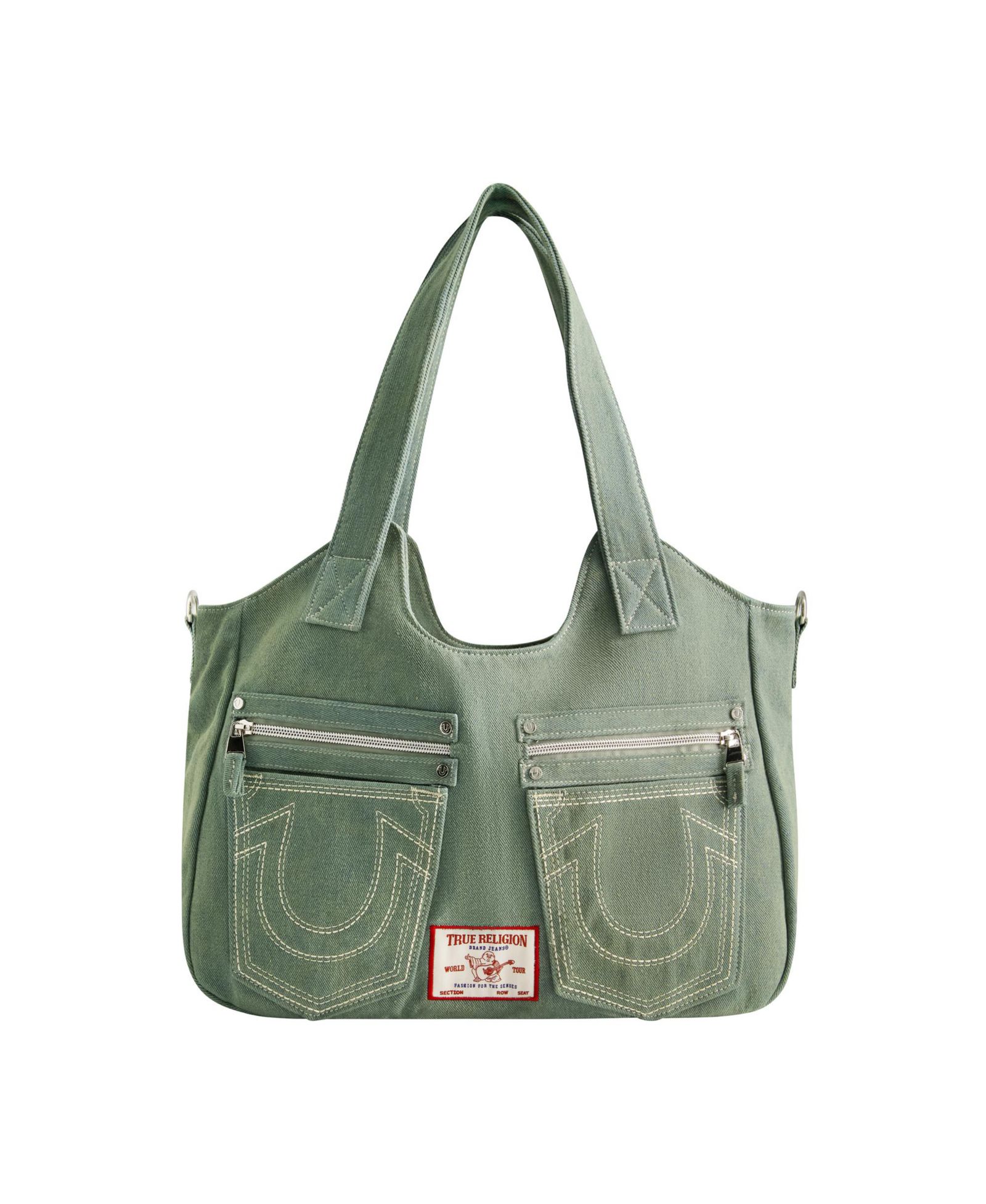 Сумка-саквояж True Religion с вышивкой Horseshoe