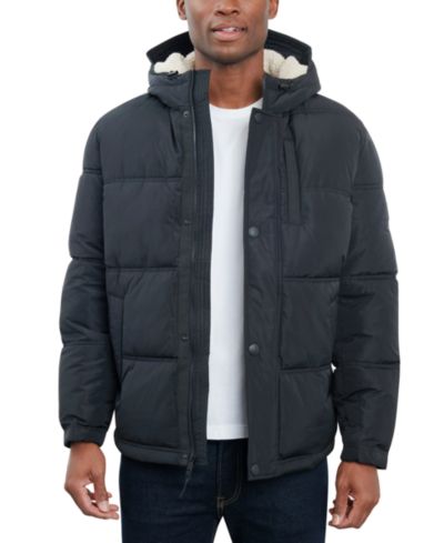 Lucky Brand Men's Fleece-Lined Hooded Parka