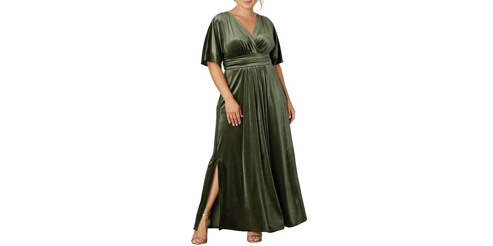 Kiyonna Plus Size Вечернее платье Verona Velvet