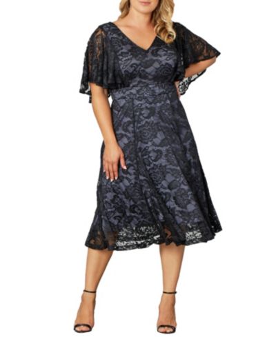 Платье Kiyonna Plus Size Camille Lace Cocktail