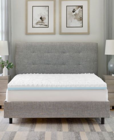 ProSleep 3" Reversible Dual Sided Memory Foam Mattress Topper, King
