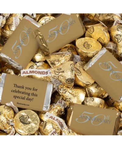 Набор конфет Just Candy 50th Anniversary Hershey's Miniatures и Kisses, 124 шт.