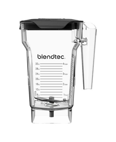 Blendtec 75 oz FourSide Jar - Запасная чаша блендера FourSide - Совместима с большинством блендеров - Объем смешивания 32 oz - Прозрачная