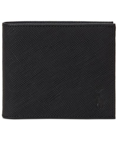 Кошелек Polo Ralph Lauren Men's Textured Saffiano Leather Billfold