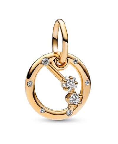 Подвеска Pandora 14k Gold-Plated Zodiac Dangle Charm