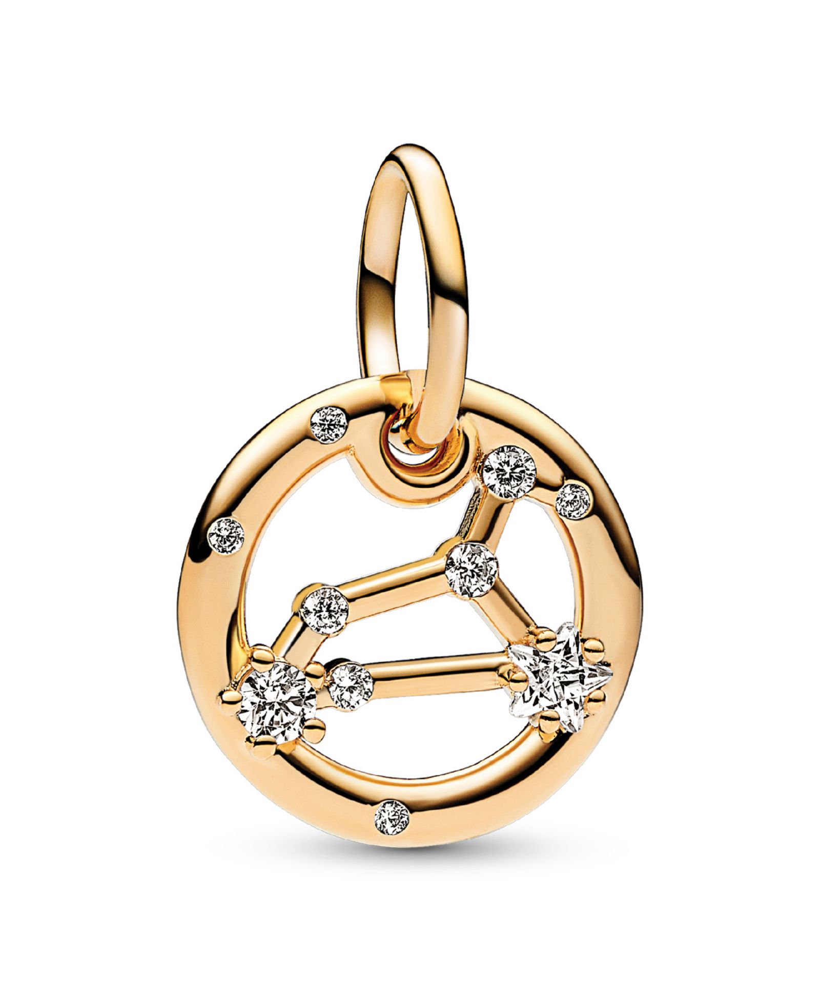 Pandora 14k Gold-Plated Zodiac Dangle Charm