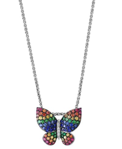 EFFY Collection Подвеска с драгоценными камнями 1-3/4 ct. t.w. из стерлингового серебра