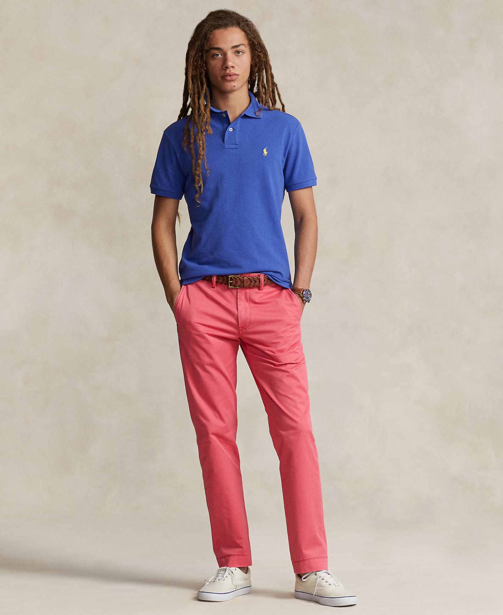 Polo Ralph Lauren Men's Straight-Fit Washed Stretch Chino Pants