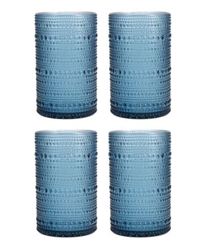 Fortessa Orbetto Outdoor Iced Beverage Glasses 13 Oz, Set of 4