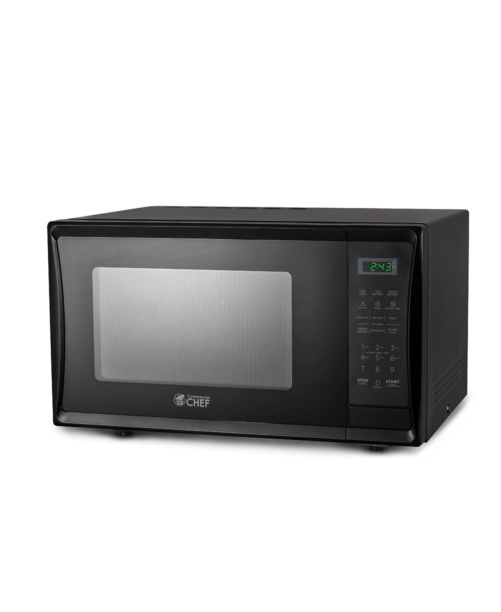 Commercial Chef, настольная микроволновая печь 1.1 Cu. Ft. 1000W